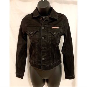 Hudson Jeans Black Denim Jacket